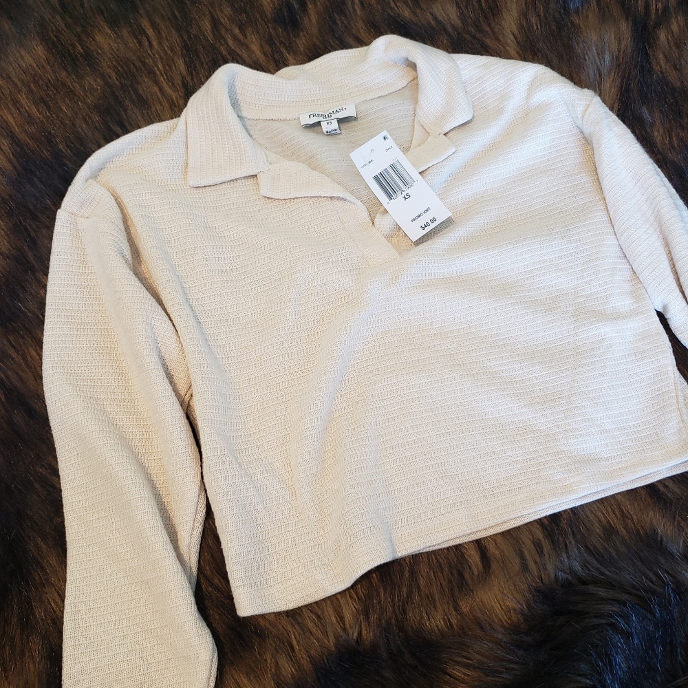 Crop long sleeve NWT